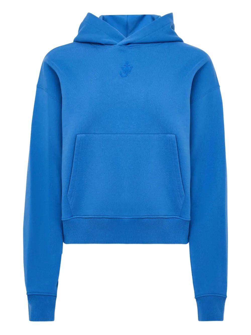 Sudadera JW Anderson Anchor Crop Hoodie Azul