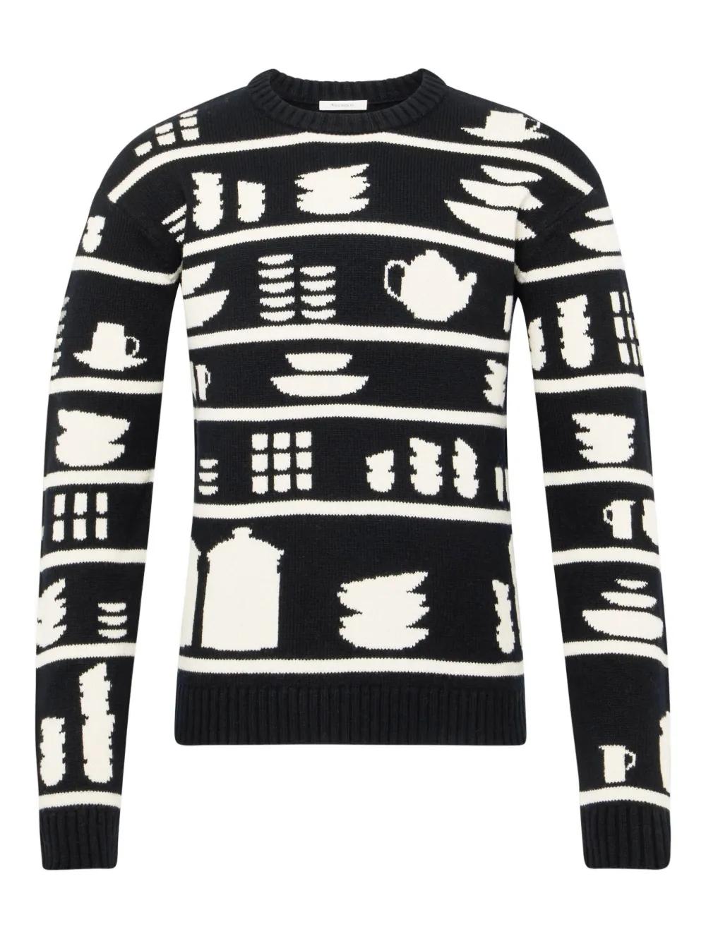 Jersey JW Anderson Crockery Jacquard Jumper