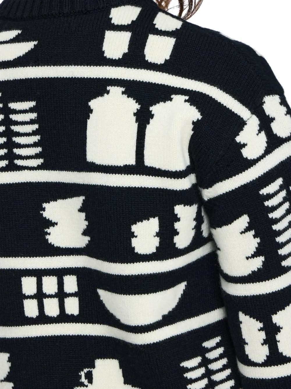 Jersey JW Anderson Crockery Jacquard Jumper