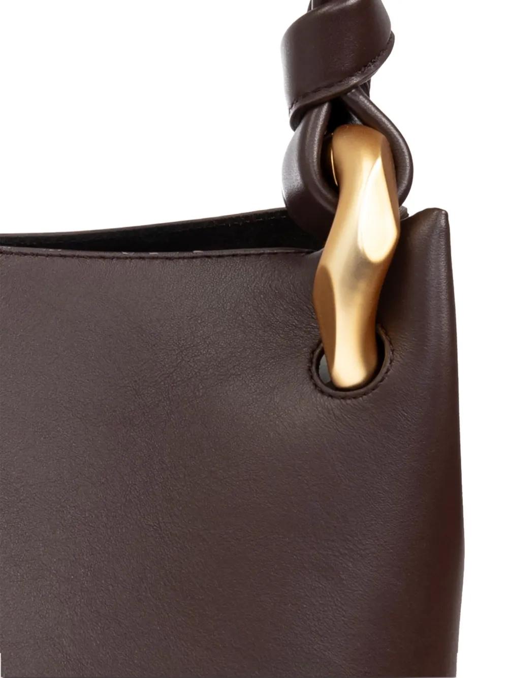 Bolso JW Anderson Corner Bucket Marrón