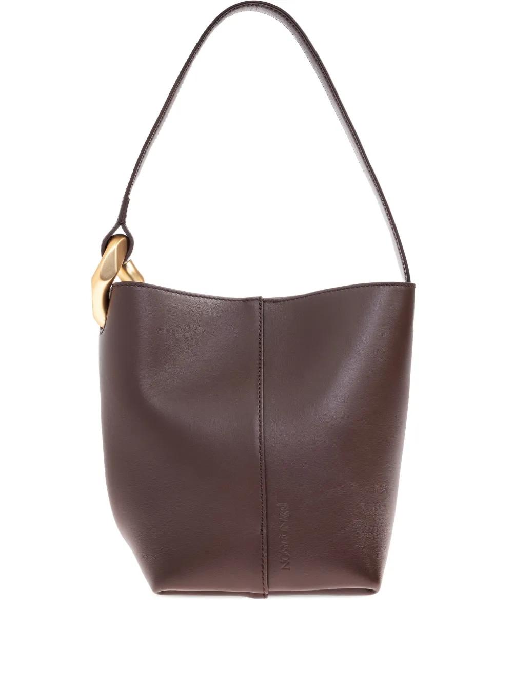 Bolso JW Anderson Corner Small Bucket Marrón