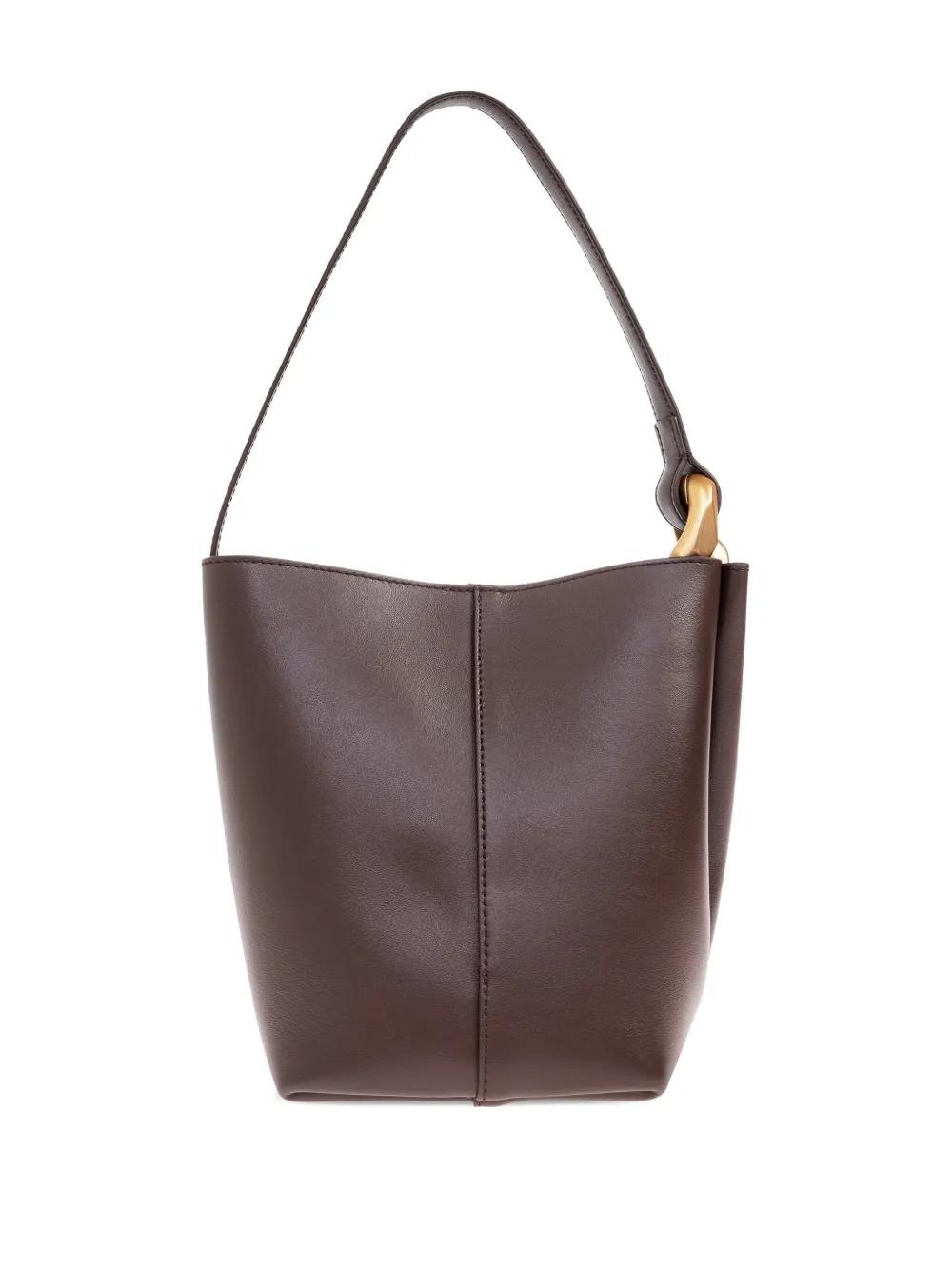 Bolso JW Anderson Corner Small Bucket Marrón