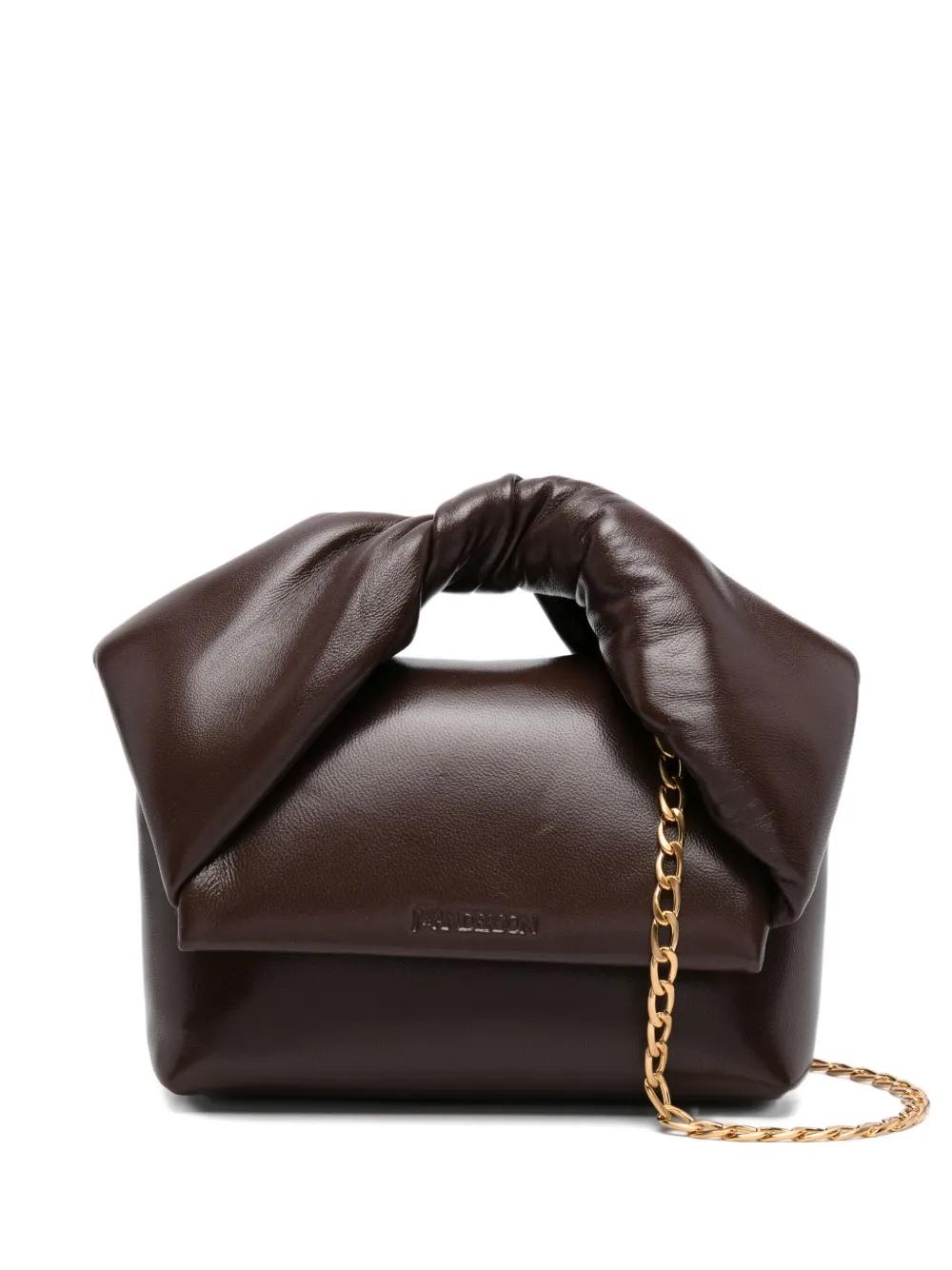 Bolso JW Anderson Small Twister Bag Chocolate