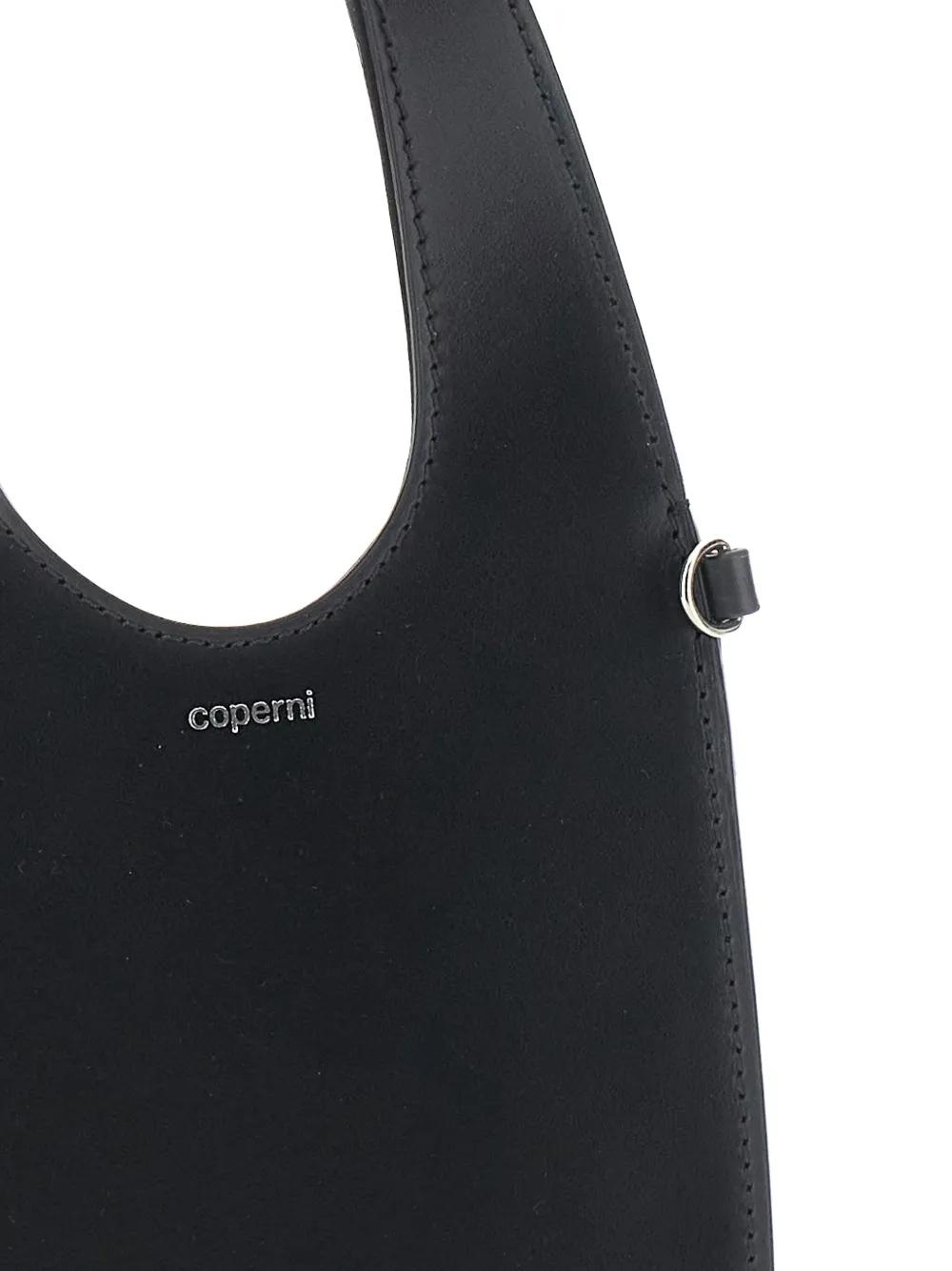 Bolso Coperni Mini Heart Tote Negro