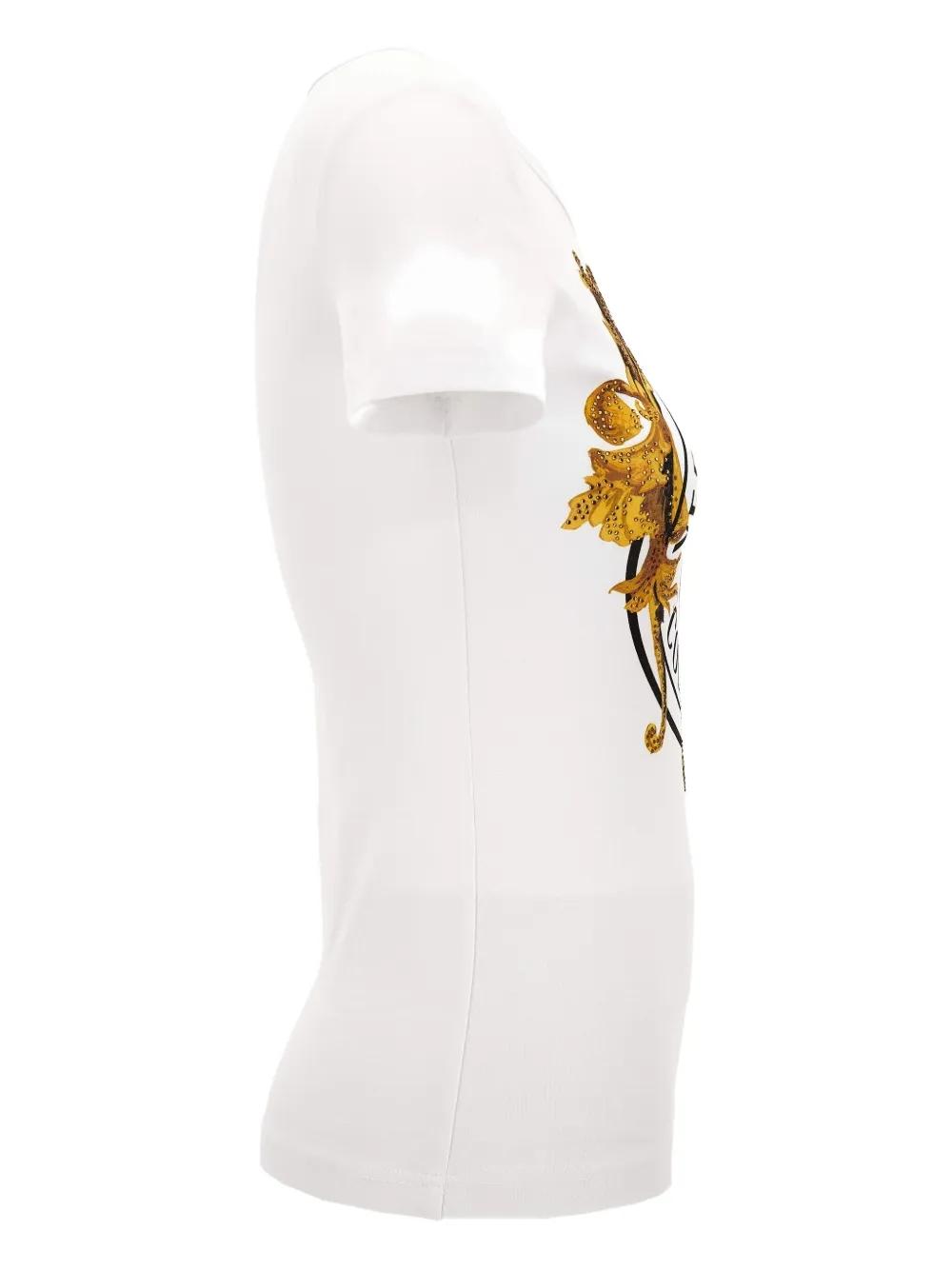 Camiseta Versace Jeans Couture V-Emblem Blanca