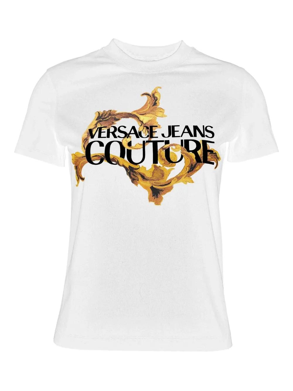 Camiseta Versace Jeans Couture Baroque Blanca