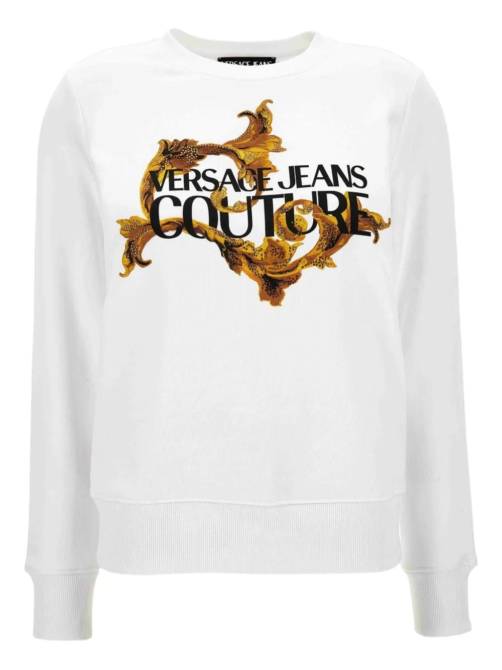 Sudadera Versace Jeans Couture Baroque Blanca