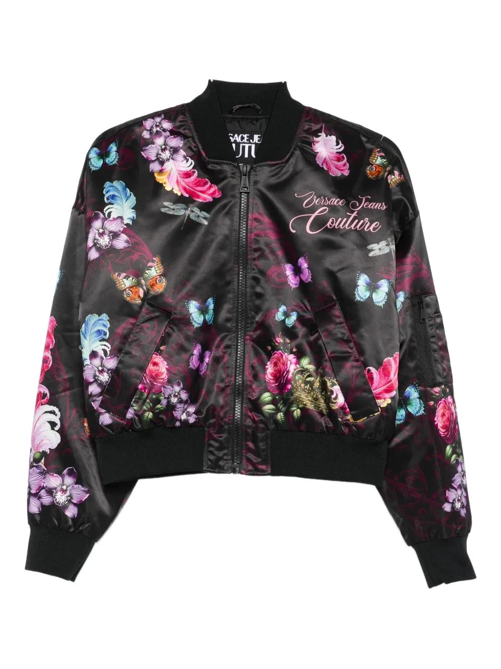 Cazadora Versace Jeans Couture Print Cabinet Scuro