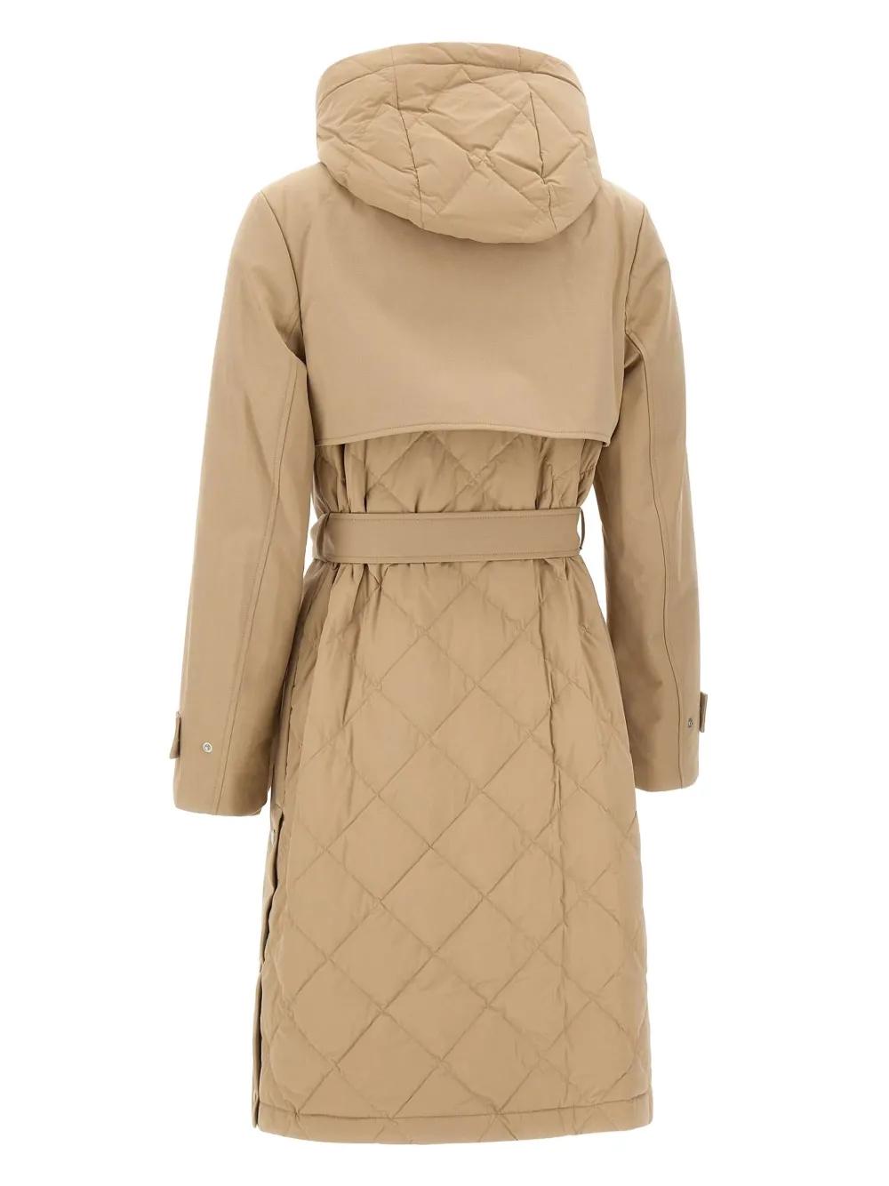 Abrigo Mackage Siobhan Plumón Beige