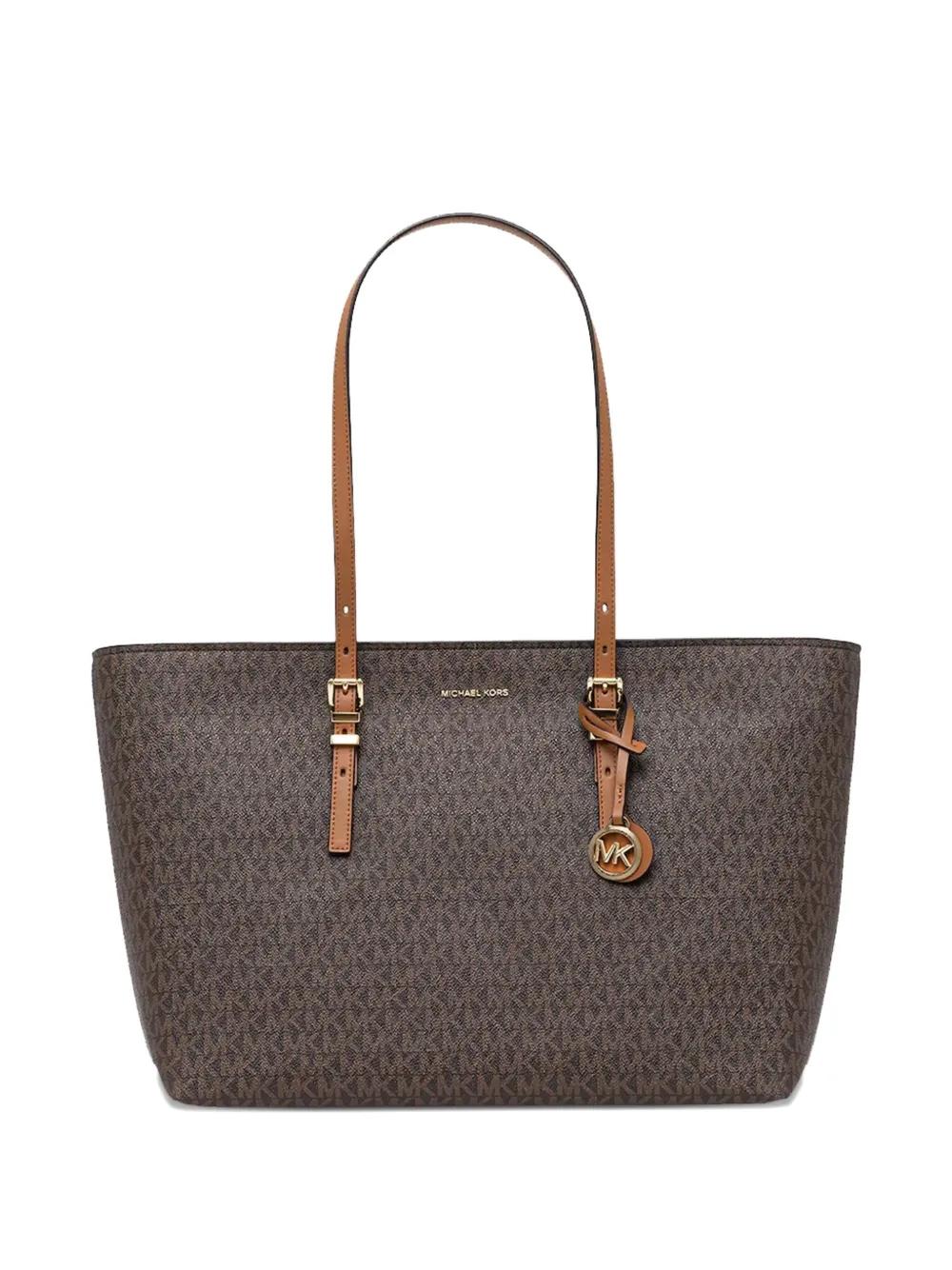 Bolso Michael Kors Quinn Tote Monogram Marrón