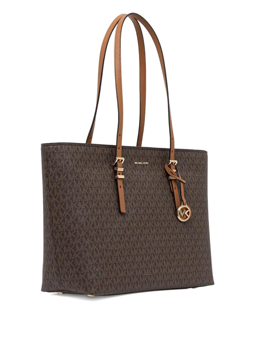 Bolso Michael Kors Quinn Tote Monogram Marrón