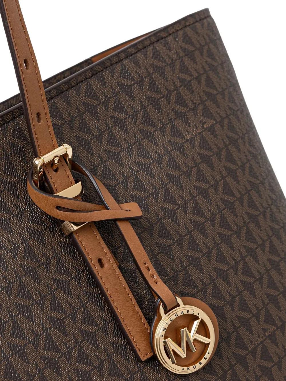 Bolso Michael Kors Quinn Tote Monogram Marrón