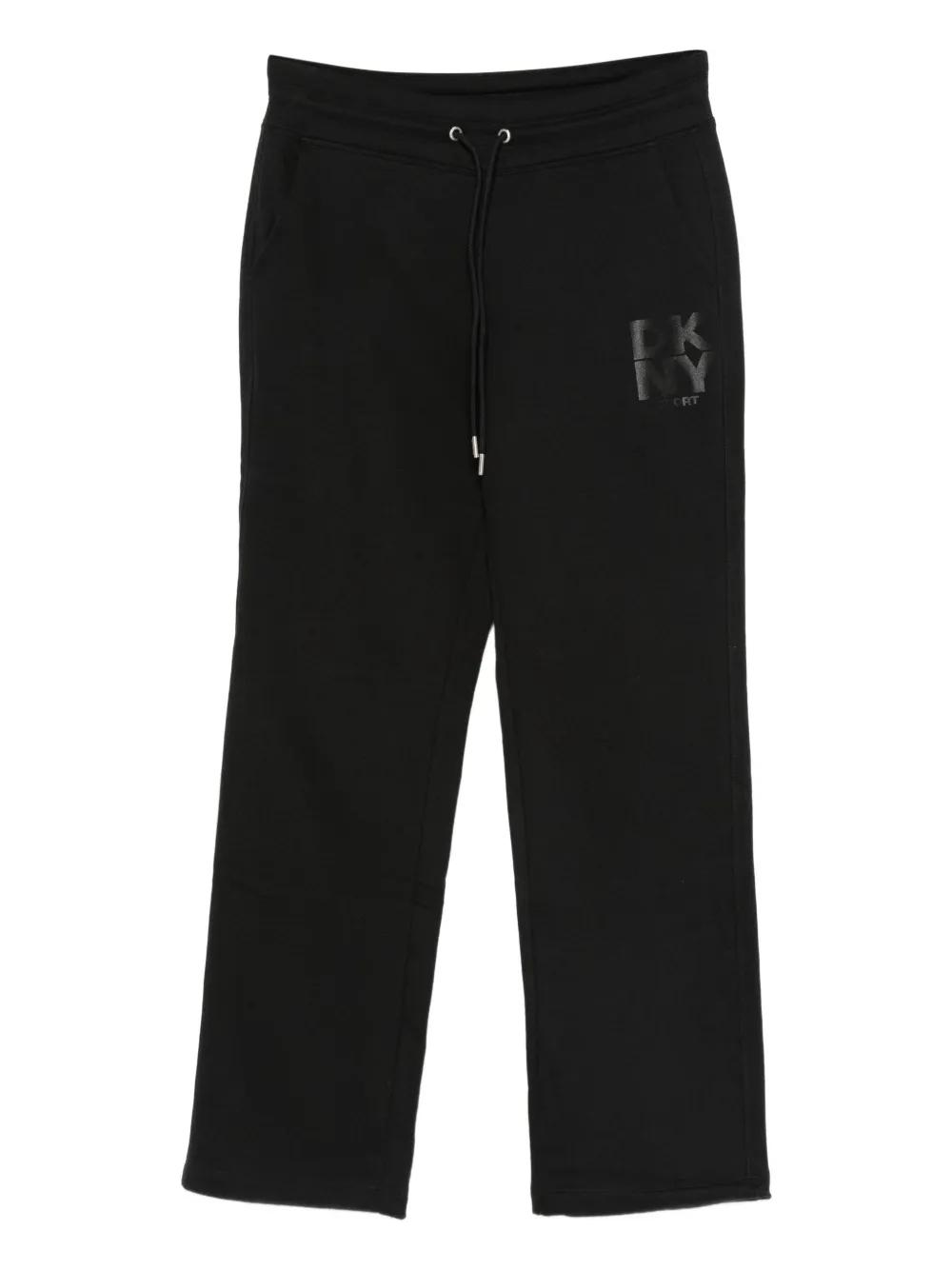 Pantalón DKNY Sport Logo Fleece Negro
