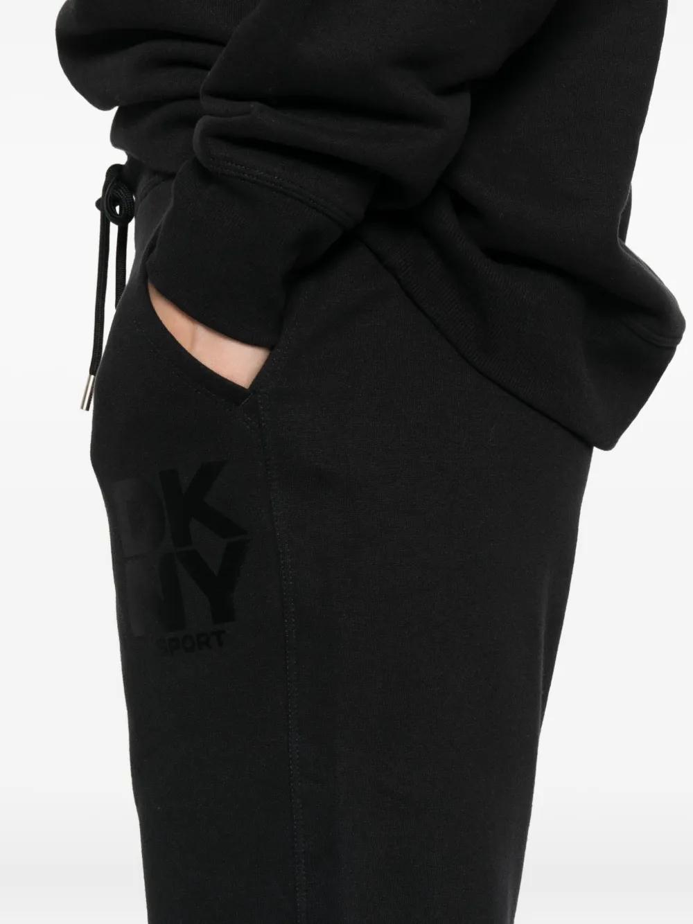 Pantalón DKNY Sport Logo Fleece Negro