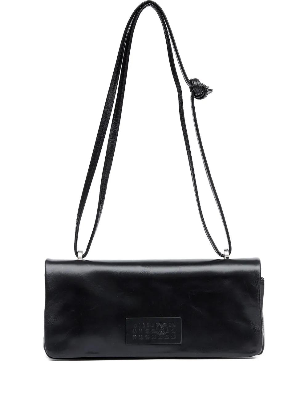 Bolso MM6 New Numeric Shoulder Negro