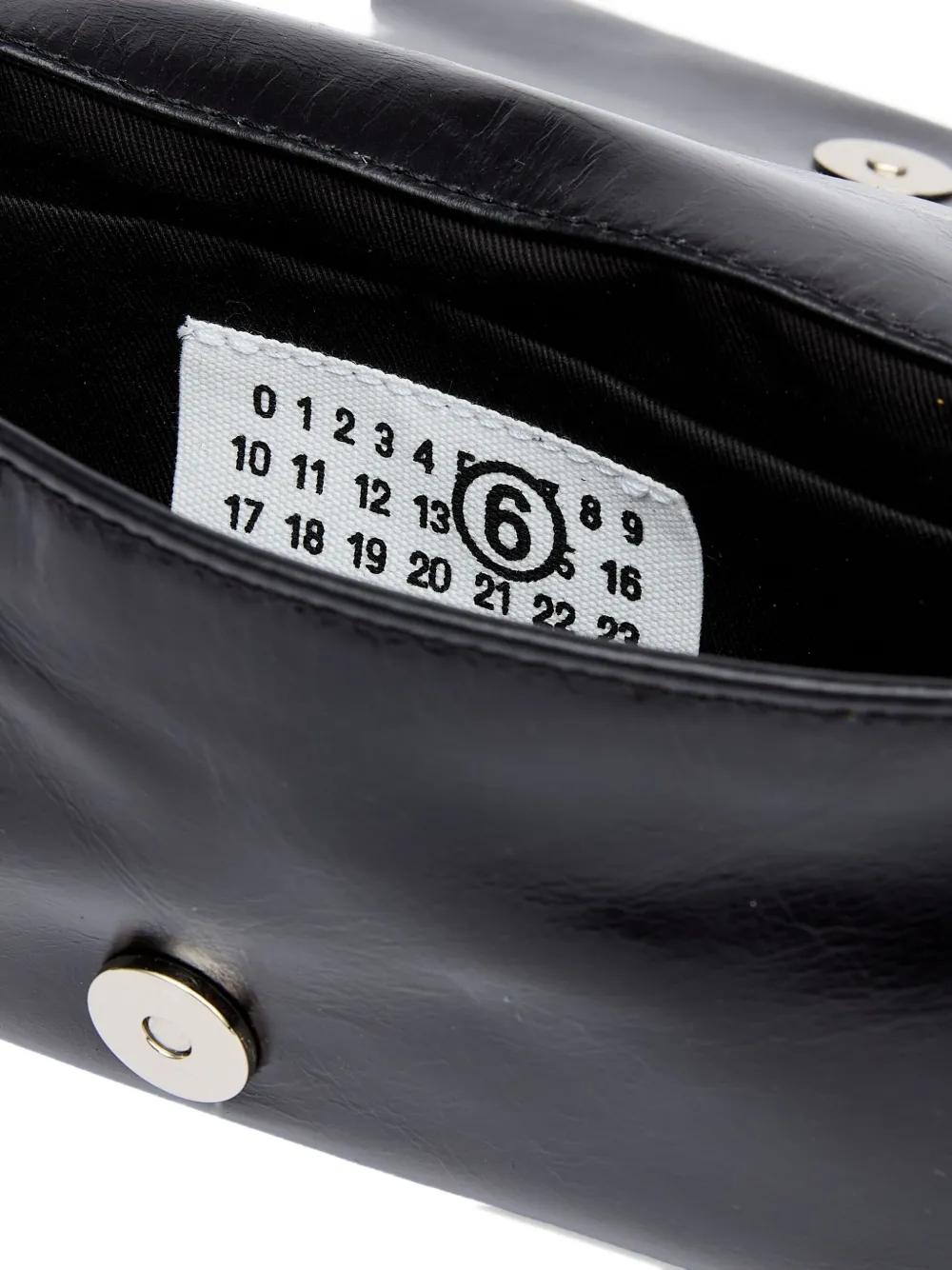 Bolso MM6 New Numeric Shoulder Negro