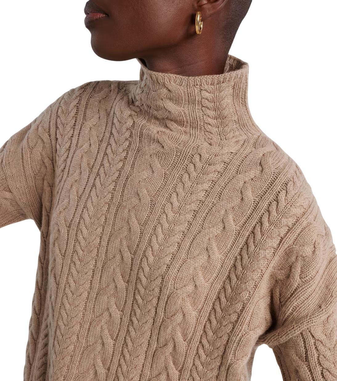 Jersey Max Mara Genova Espigas Marrón