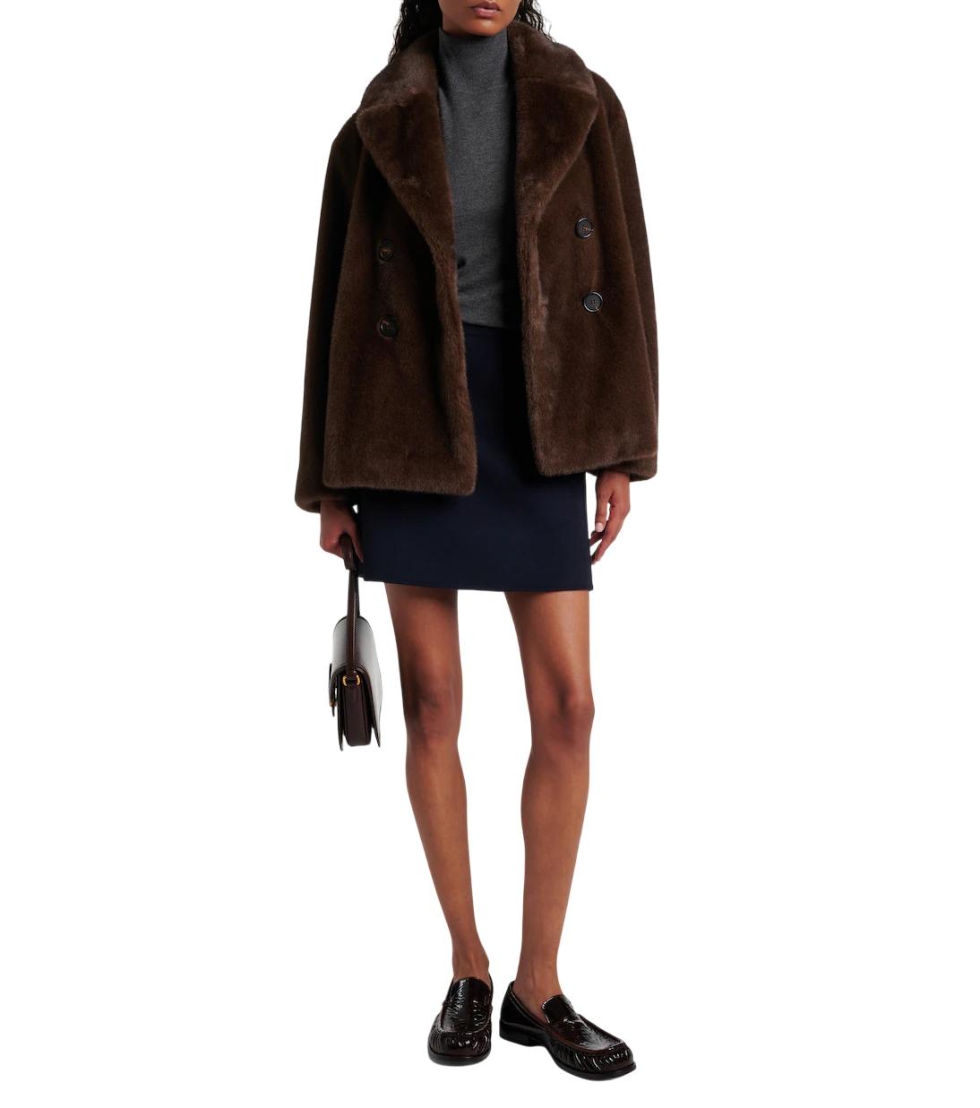 Chaqueta Max Mara Laura Faux Marrón