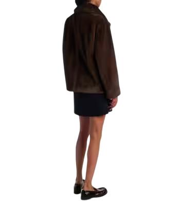 Chaqueta Max Mara Laura Faux Marrón