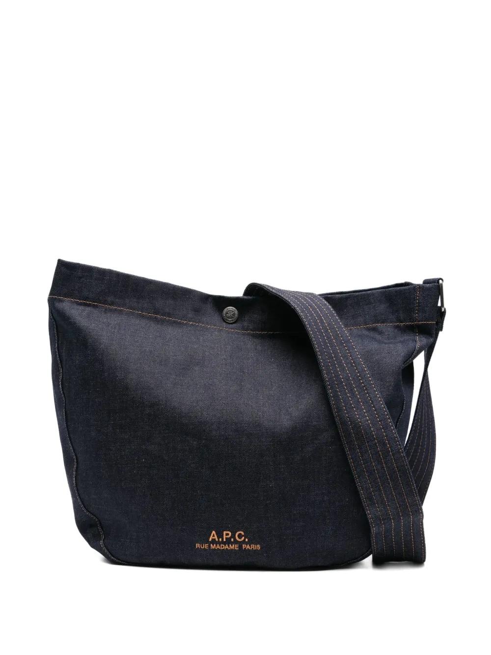 Bolso A.P.C. Besace Journal Denim
