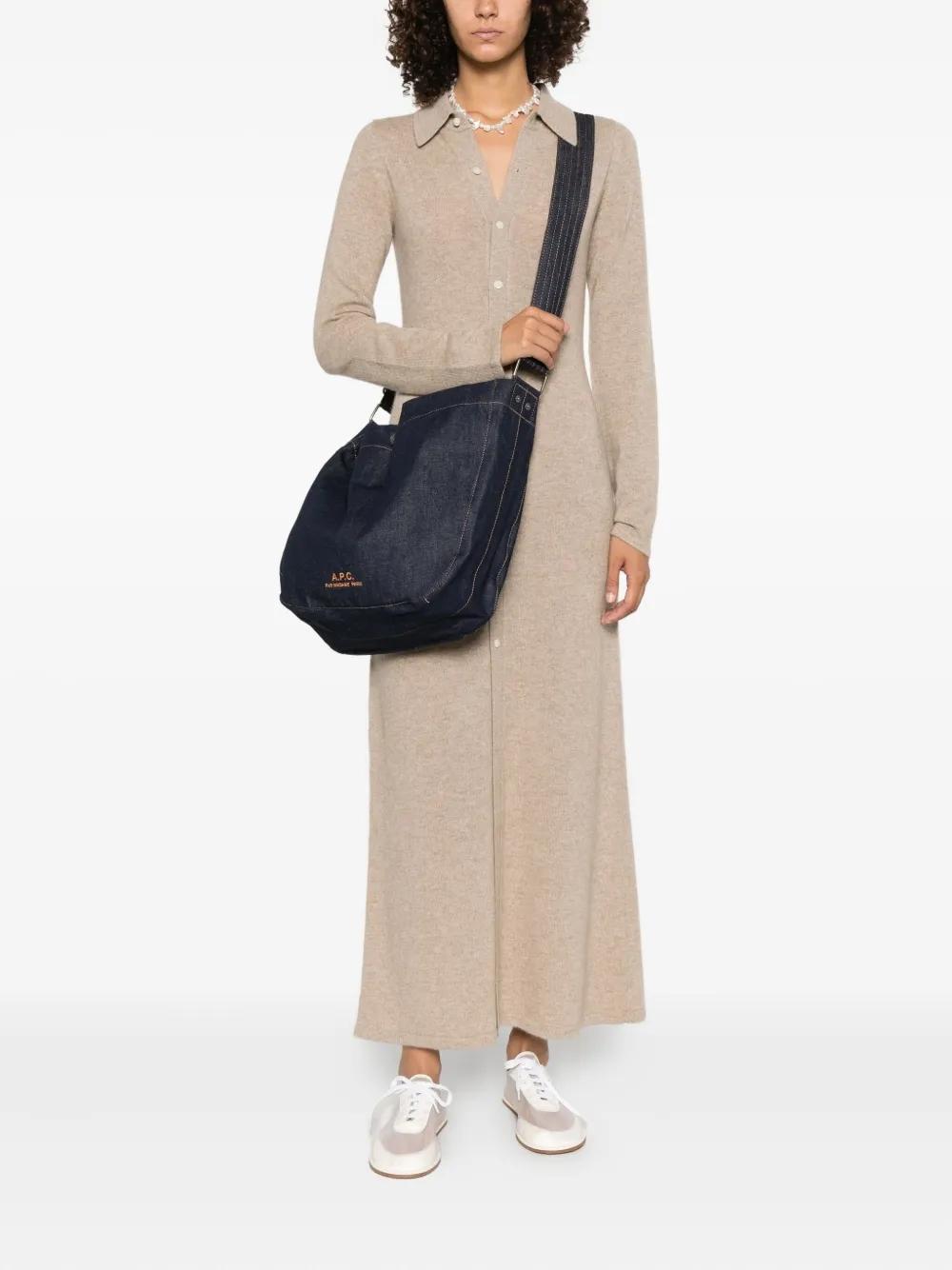 Bolso A.P.C. Besace Journal Denim