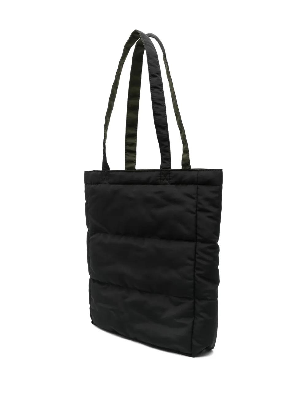 Bolso A.P.C. Tote Lou Reversible Negro Kaki