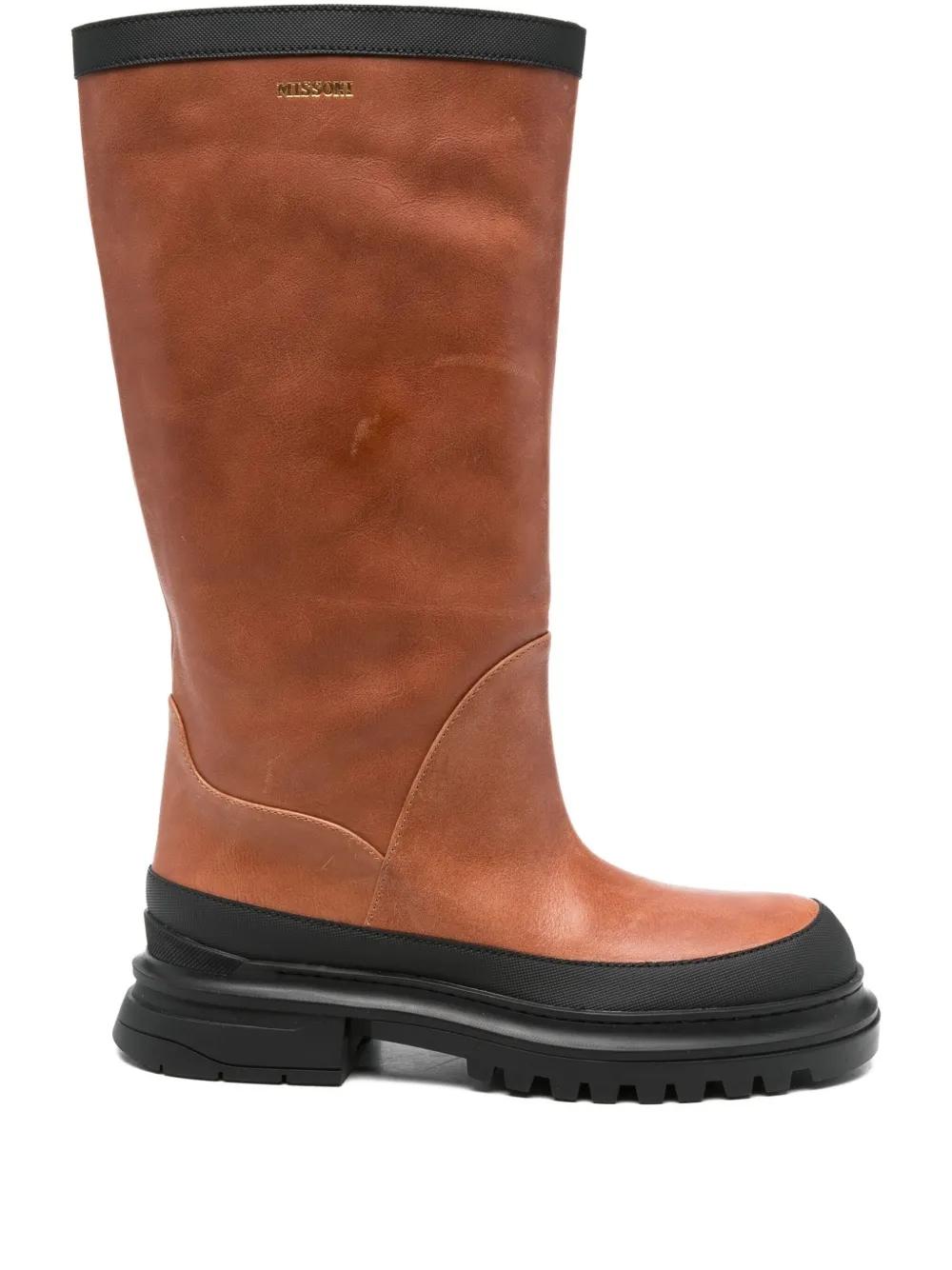 Bota Missoni Frenzy Caña Alta Marrón