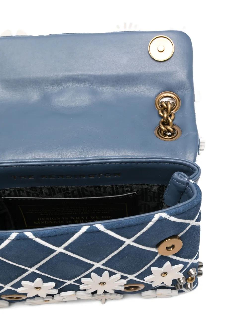 Bolso Kurt Geiger Mini Kensington Flowers Marino