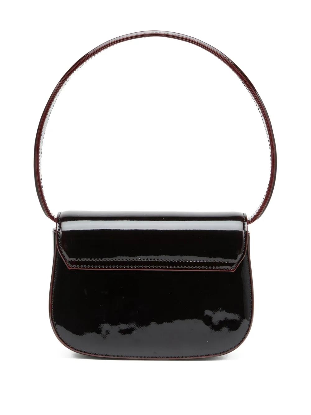 Bolso Diesel 1DR Negro-Burdeos