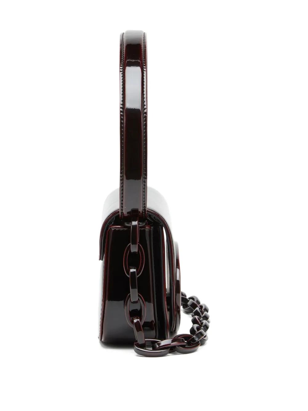 Bolso Diesel 1DR Negro-Burdeos