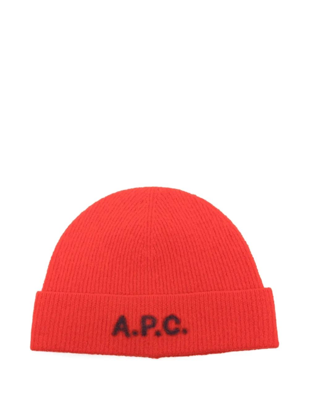 Gorro A.P.C. Bonnet Harry Rojo