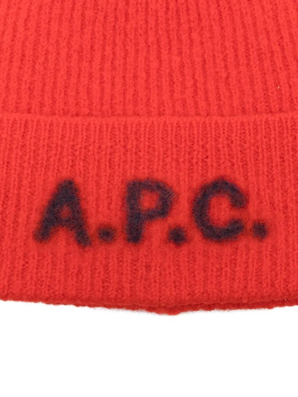 Gorro A.P.C. Bonnet Harry Rojo