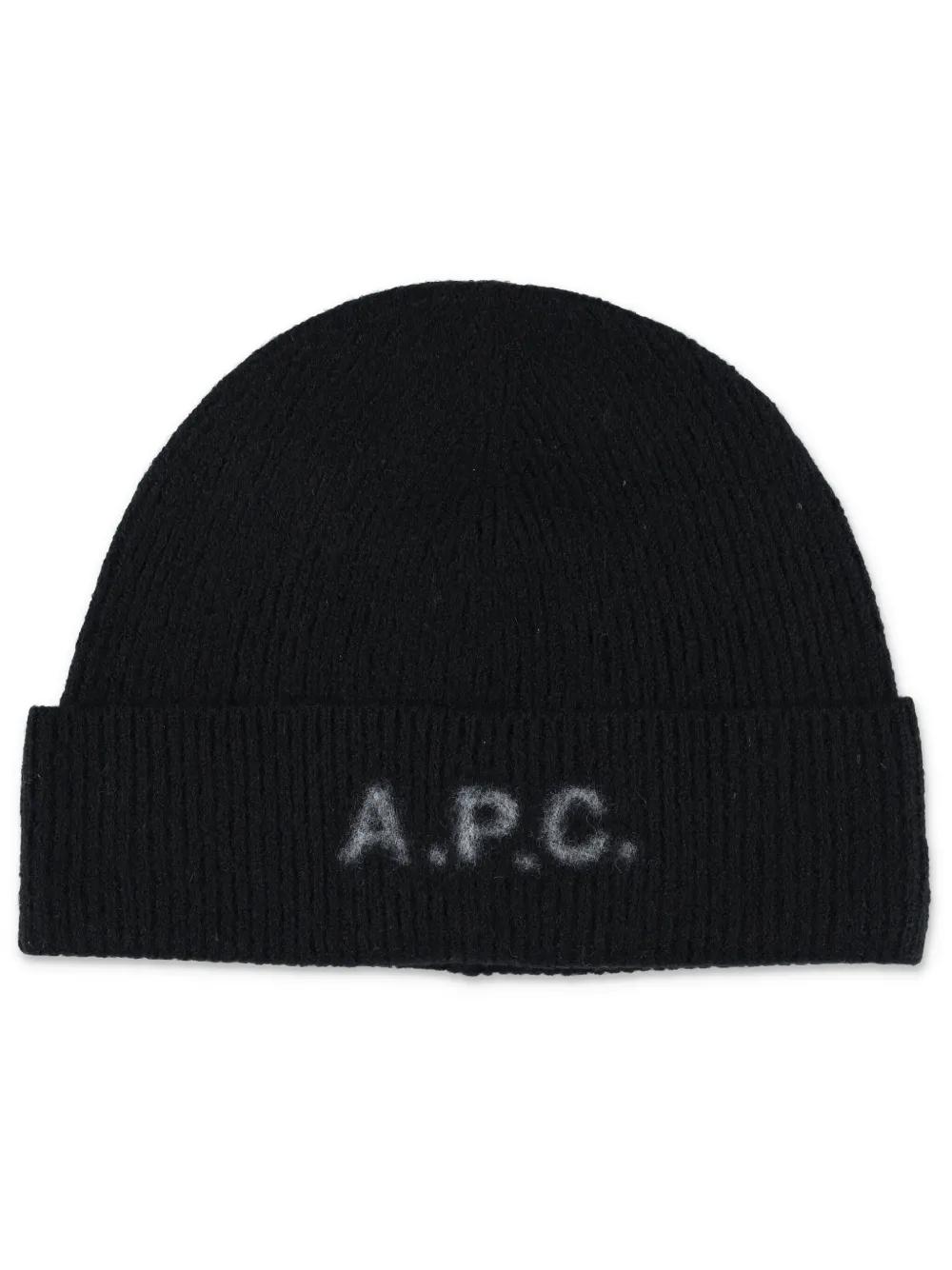 Gorro A.P.C. Bonnet Harry Negro