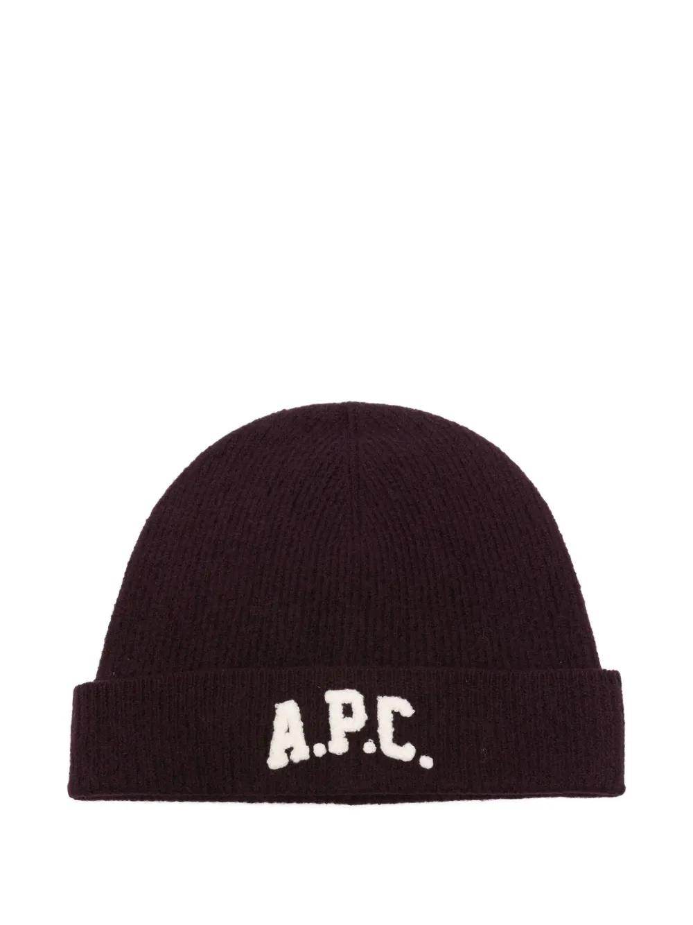 Gorro A.P.C. Bonnet Axel Burdeos