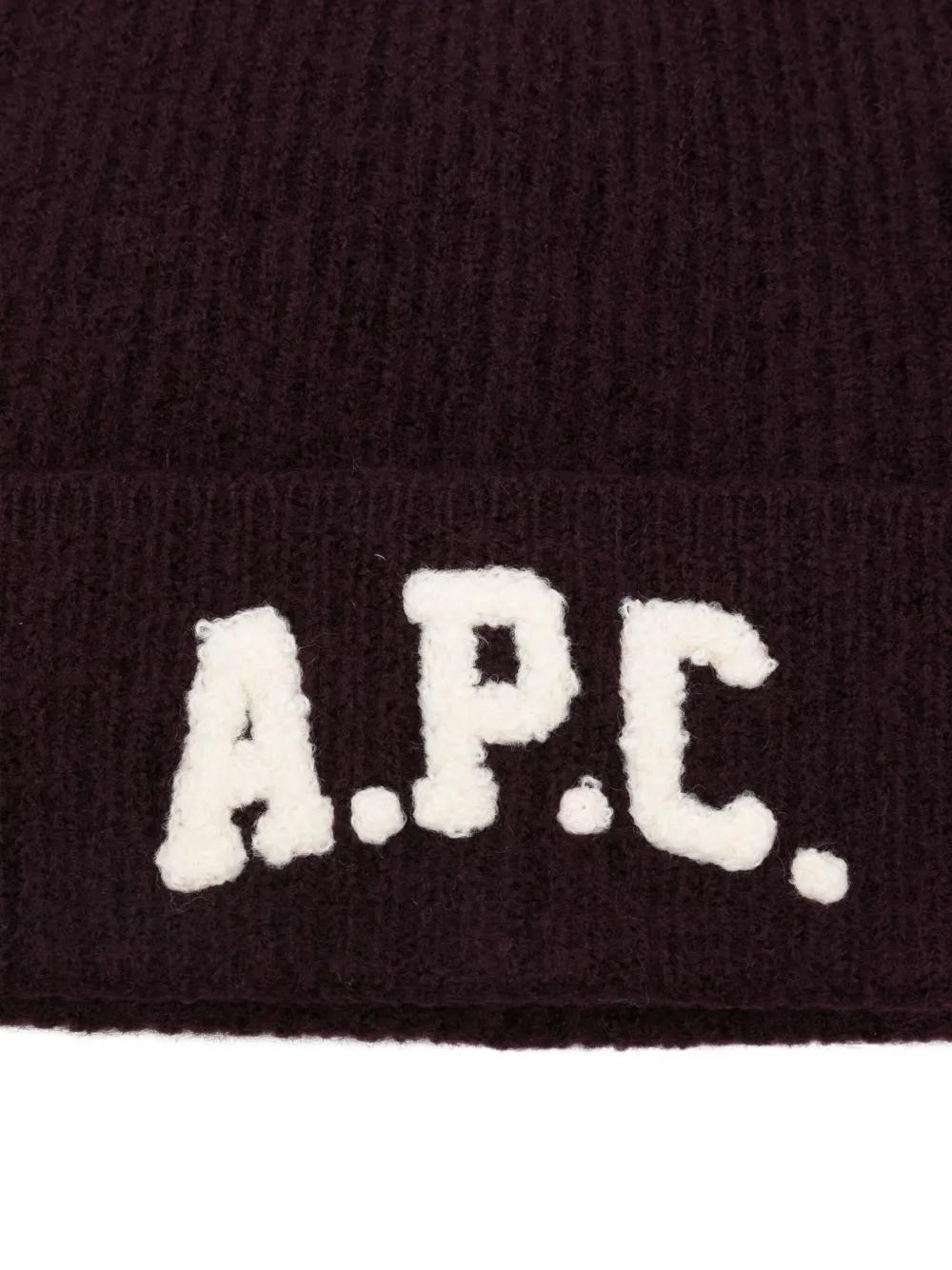 Gorro A.P.C. Bonnet Axel Burdeos