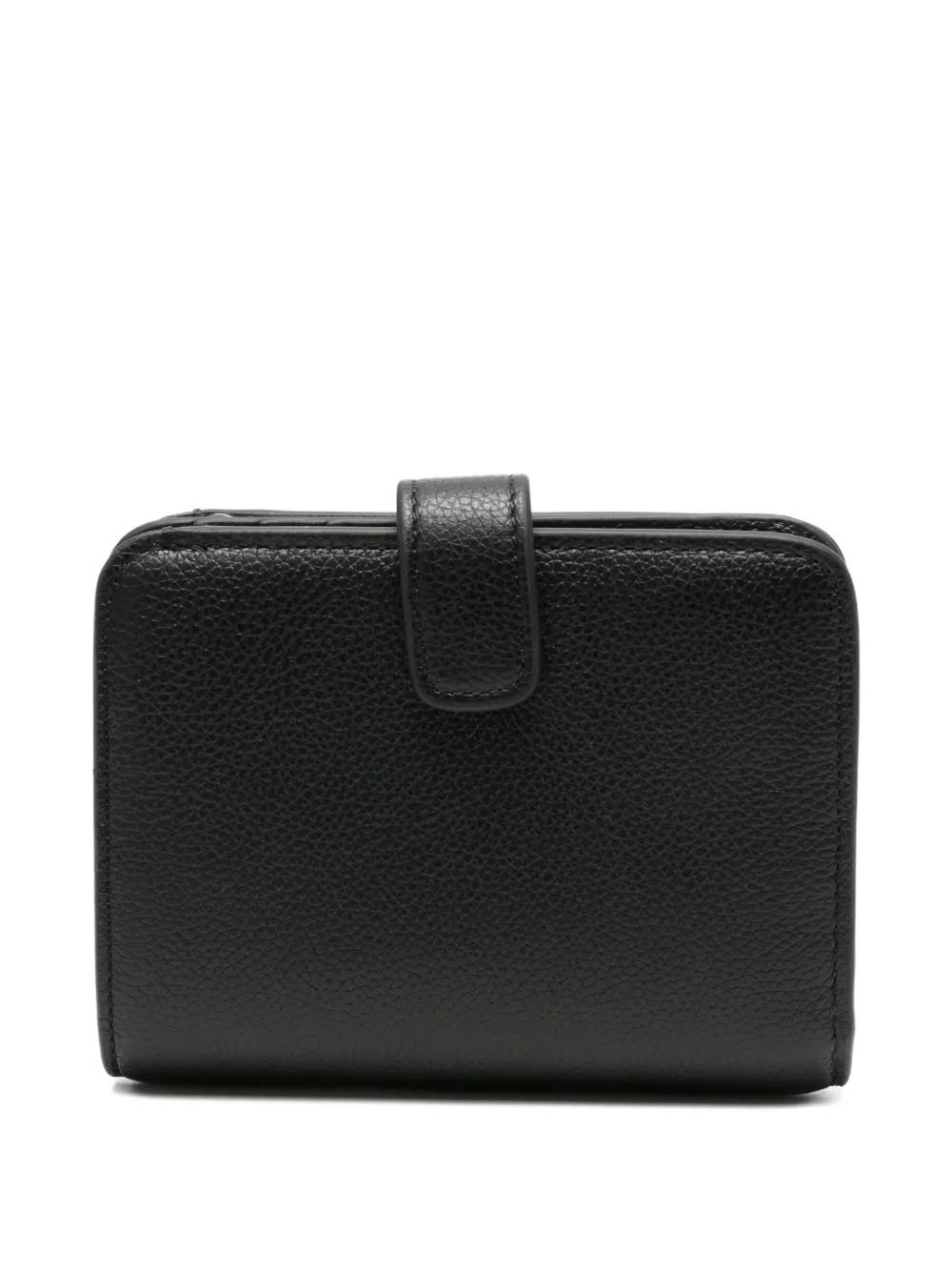 Cartera Emporio Armani plegable de piel