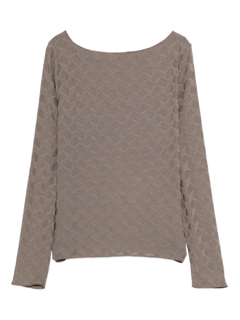 Jersey Emporio Armani de punto jacquard