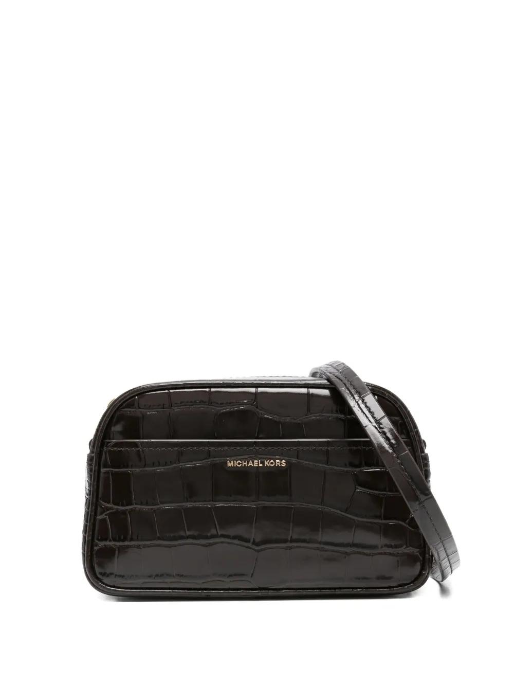Bolso Michael Kors Croco Crossbody Chocolate