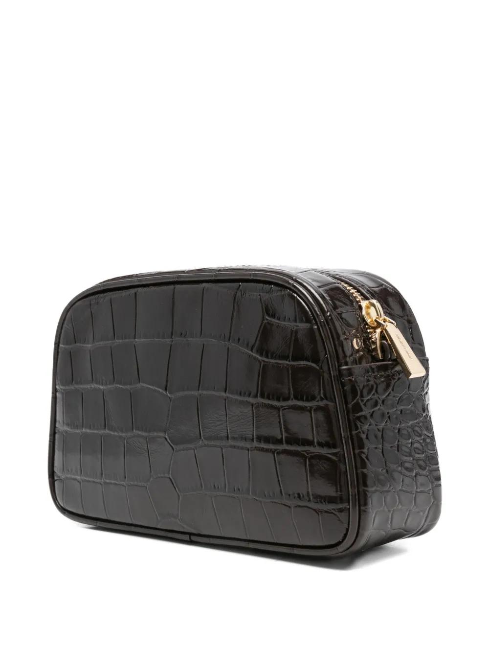 Bolso Michael Kors Croco Crossbody Chocolate