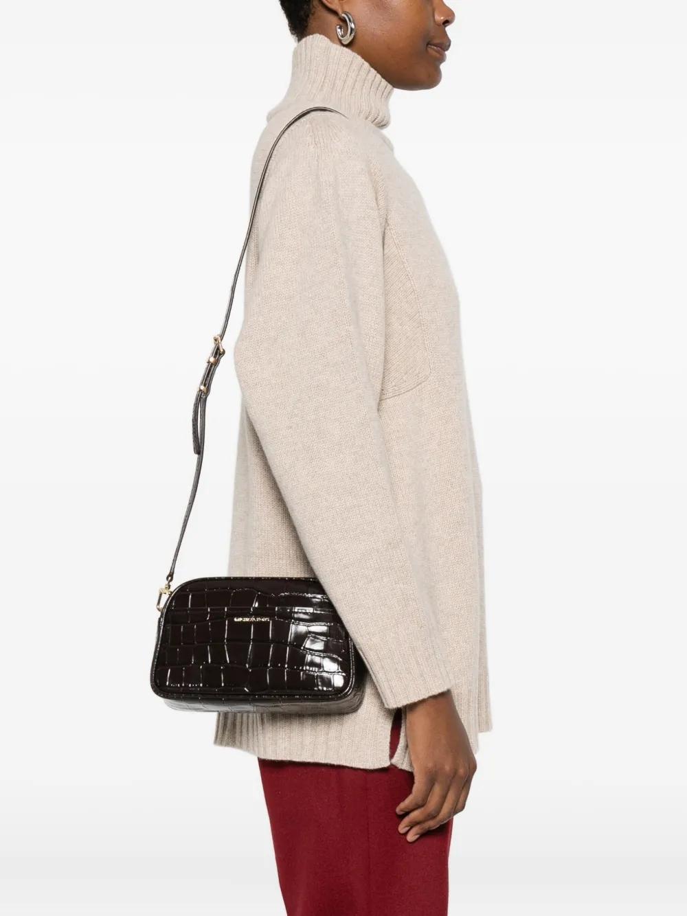 Bolso Michael Kors Croco Crossbody Chocolate