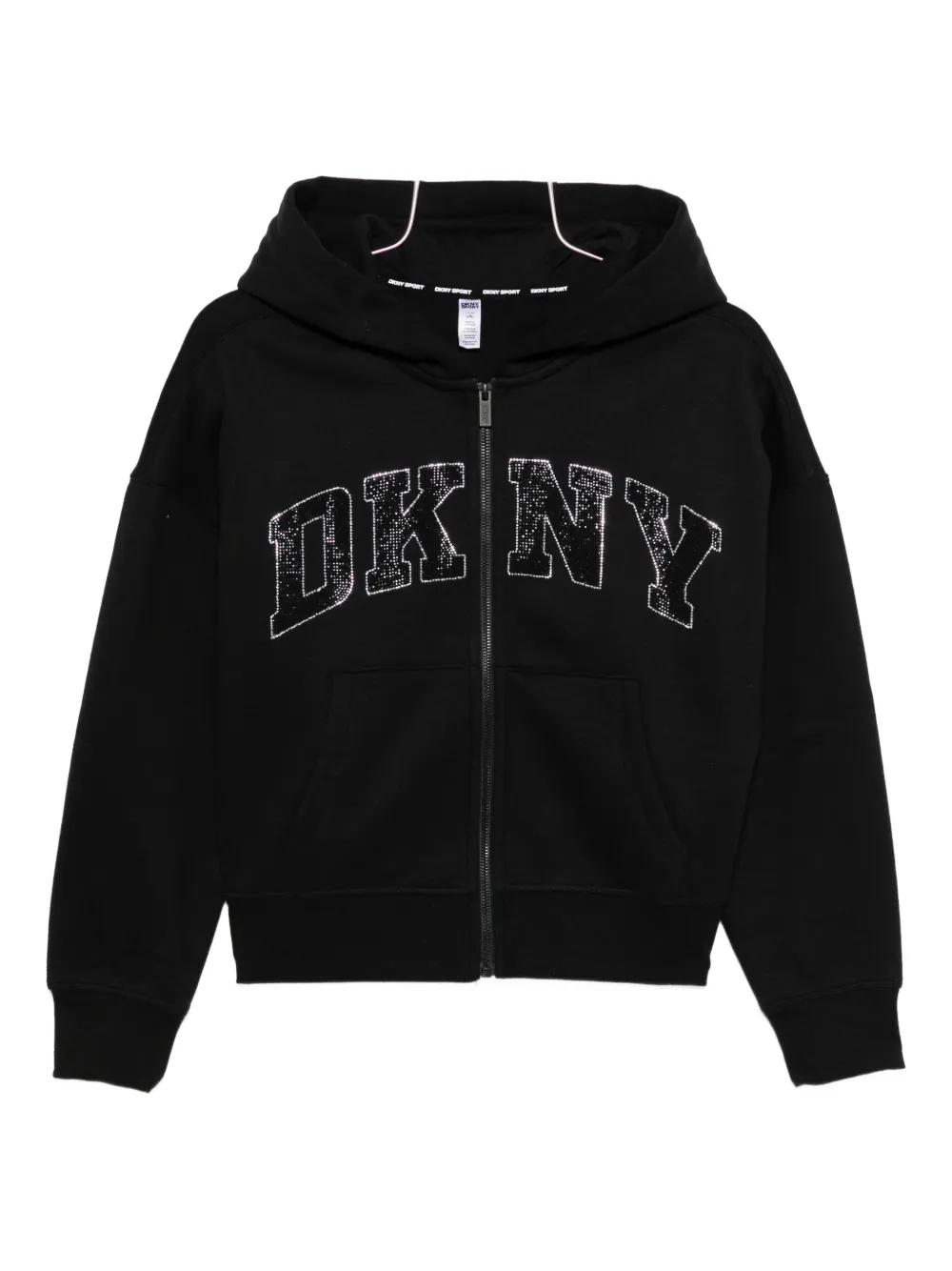 Sudadera DKNY Sport Logotipo Strass 