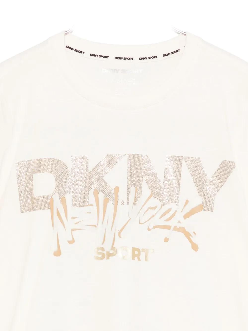 Camiseta DKNY Sport Logo Graffiti Cruda 