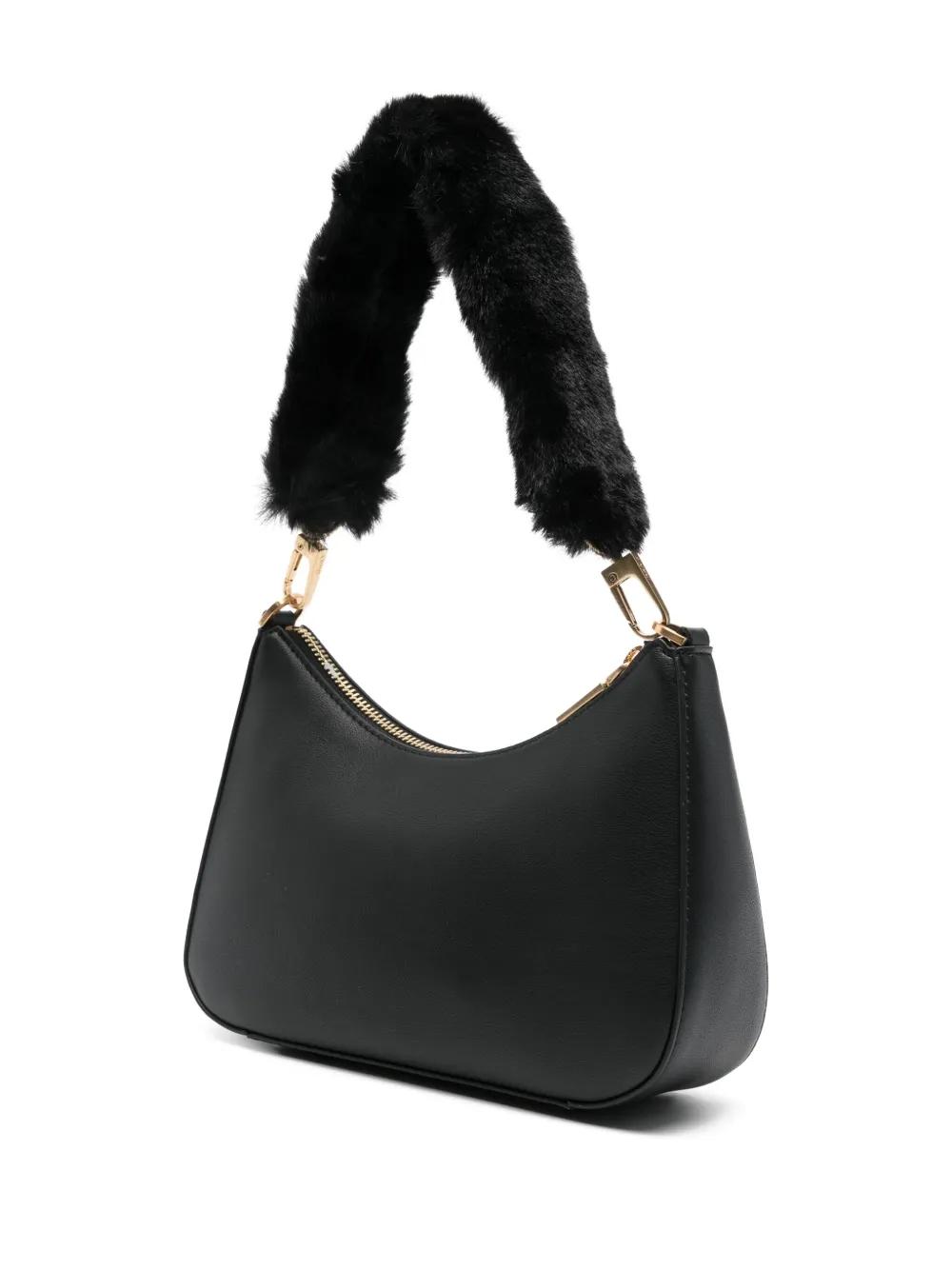 Bolso DKNY Jenna Demi Fur Negro 