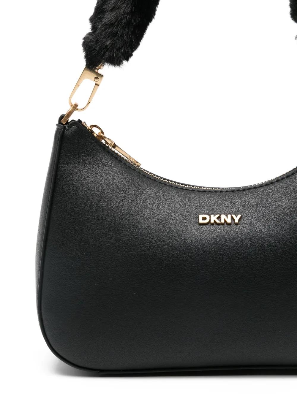 Bolso DKNY Jenna Demi Fur Negro 