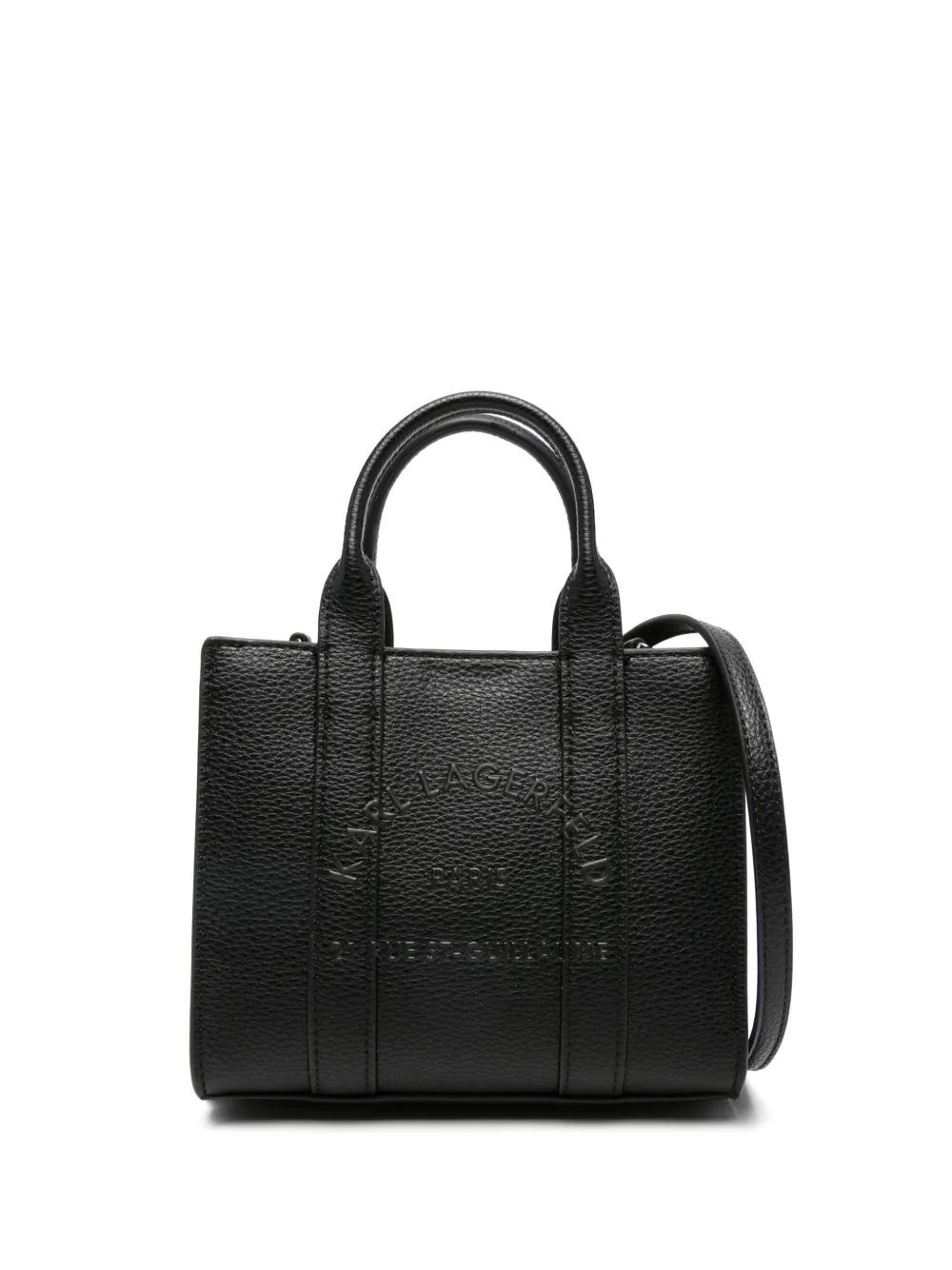 Bolso Karl Lagerfeld Mini RSG Pebble Negro