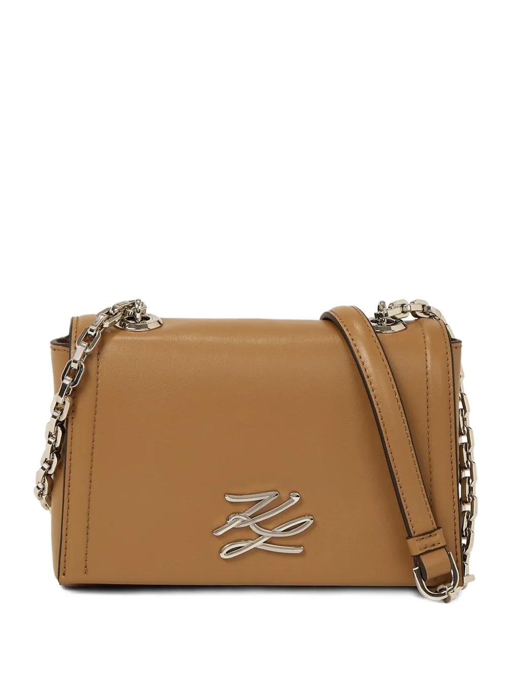 Bolso Karl Lagerfeld K/Autograph Crossbody Marrón