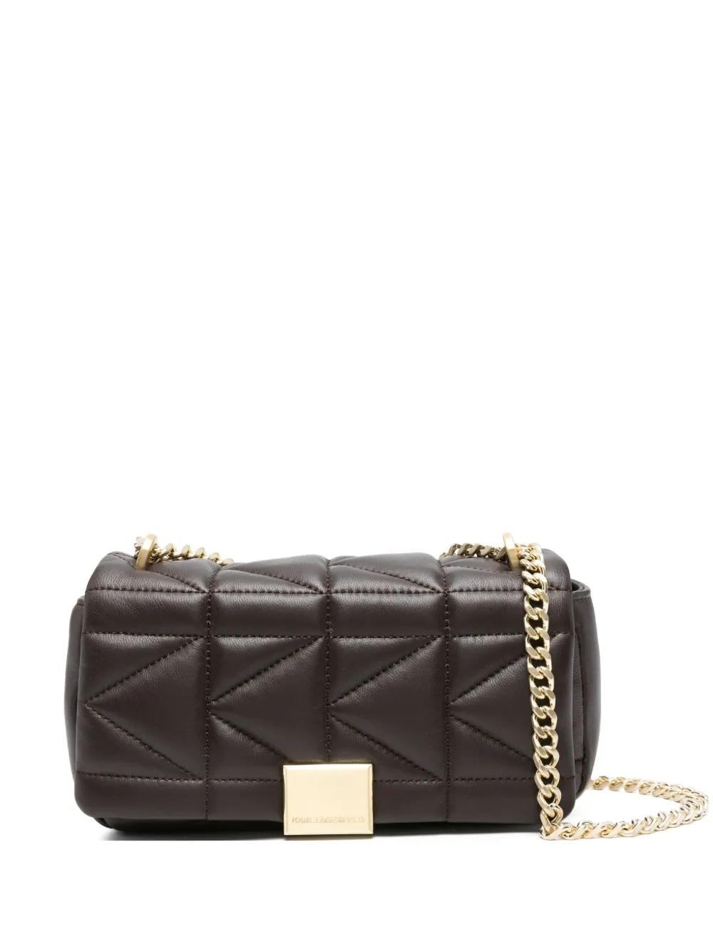 Bolso Karl Lagerfeld K/Kuilt Crossbody Tabaco