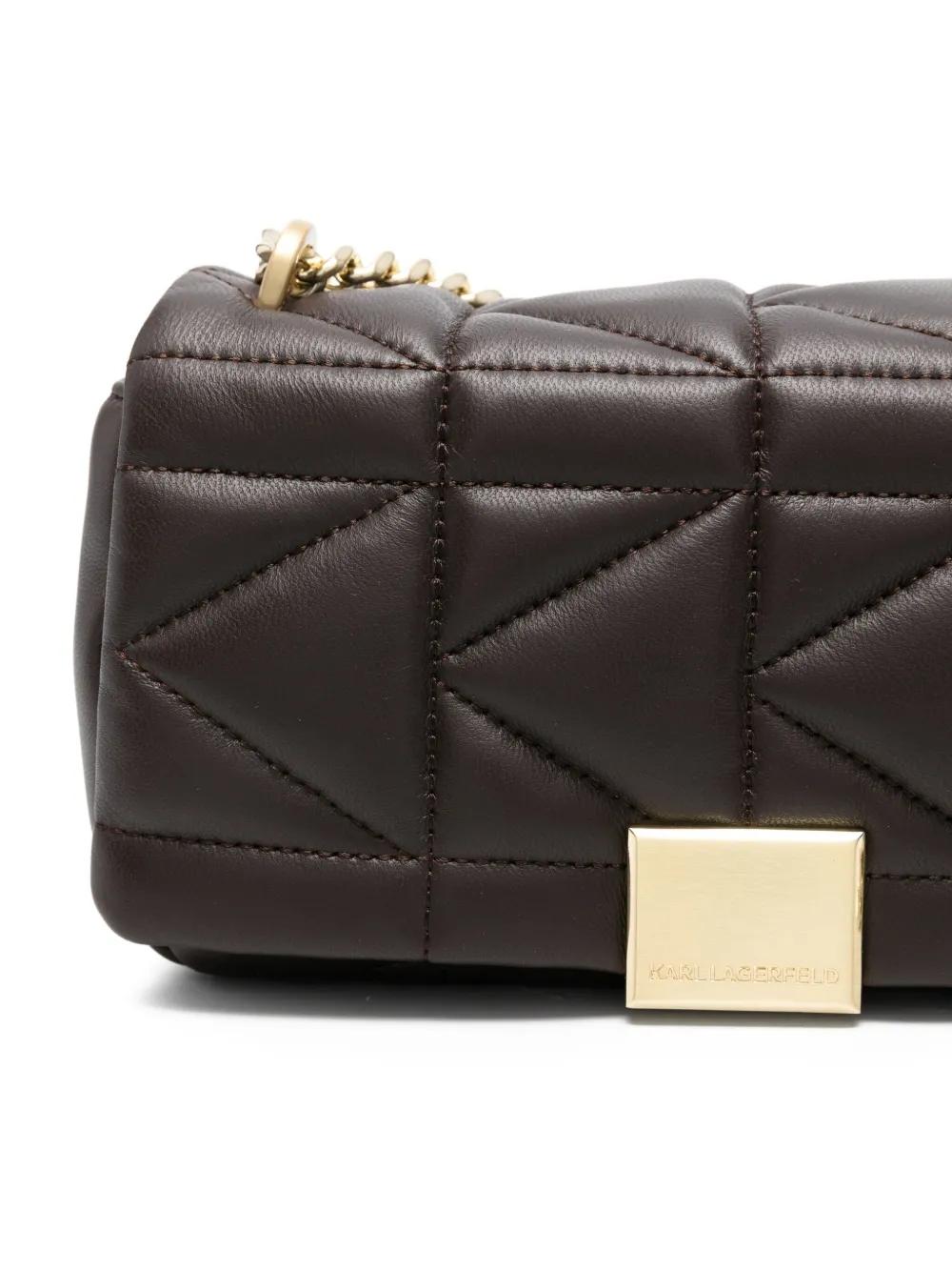 Bolso Karl Lagerfeld K/Kuilt Crossbody Tabaco