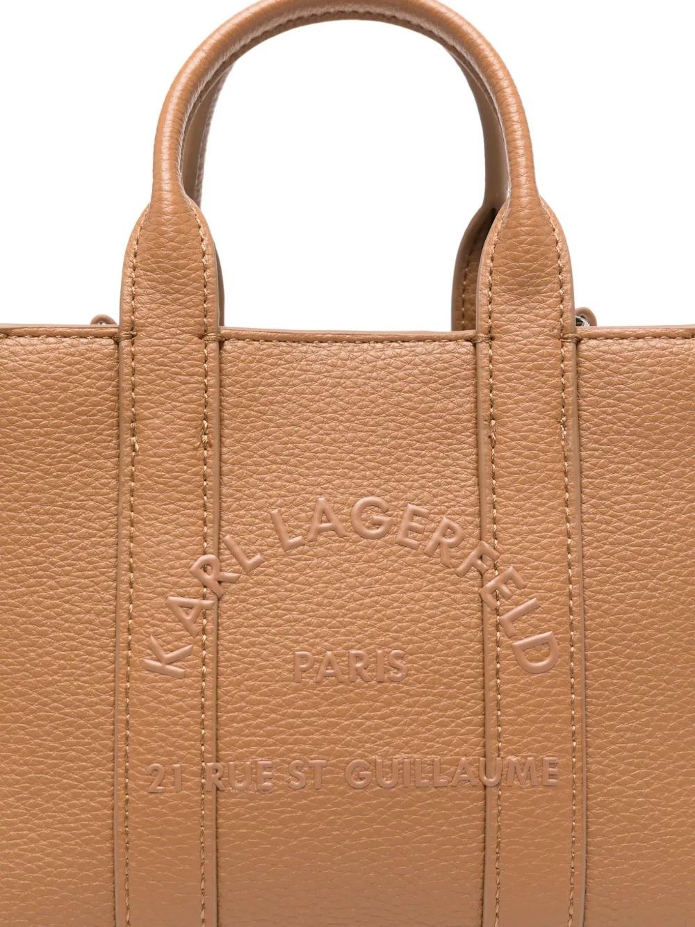 Bolso Karl Lagerfeld Mini RSG Pebble Marrón