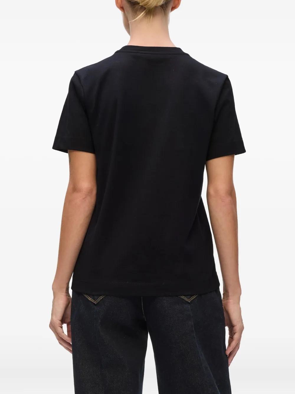 Camiseta Karl Lagerfeld Signature Sequins Negra